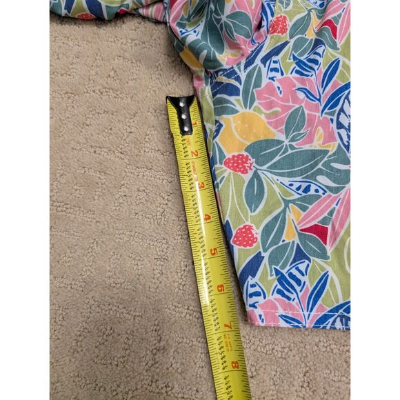 NWT Johnnie-O Swim Trunks Mens Medium Zest Floral 7 inch inseam - Picture 9 of 12